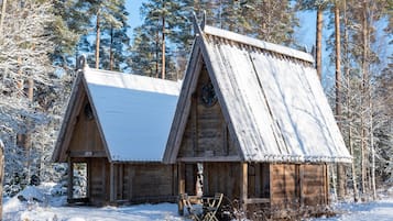 Traditionell stuga | 1 sovrum, individuell inredning, unika möbler och gratis wi-fi