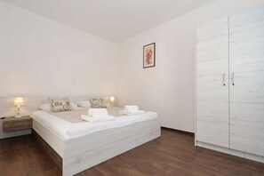 4 bedrooms, iron/ironing board, travel crib, WiFi