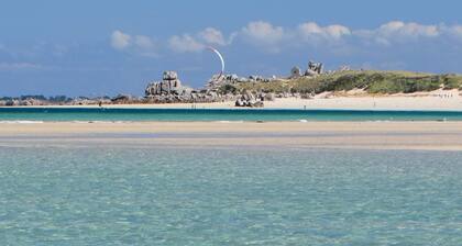 Kerlean, Plage des Sables Blancs