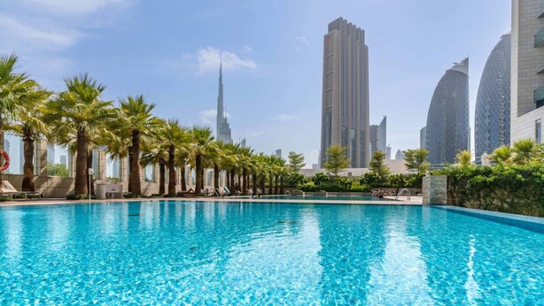 Studio | High-speed internet - Silkhaus Chic Burj Khalifa View Pool Gym In Difc (Dubai)