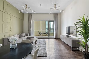 Apartment, Accessible | 1 bedroom, Internet - Silkhaus Large Burj Khalifa Prime View Gym Pool (Dubai)