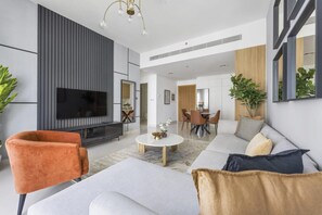 شقة - تجهيزات لذوي الاحتياجات الخاصة | 1 غرفة نوم وخدمة الإنترنت