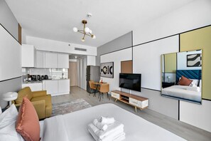 Studio - Silkhaus New Stylish Studio Luma21 New Building (Dubai)
