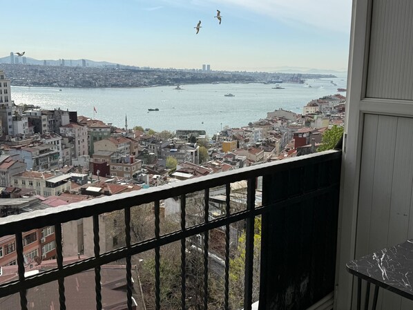 Habitación triple Deluxe | Terraza o patio