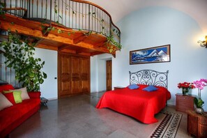 Junior Suite, Terrace, Sea View | Living area - Relais Il Pennino (Massa Lubrense)