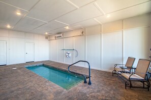 Indoor pool, a heated pool