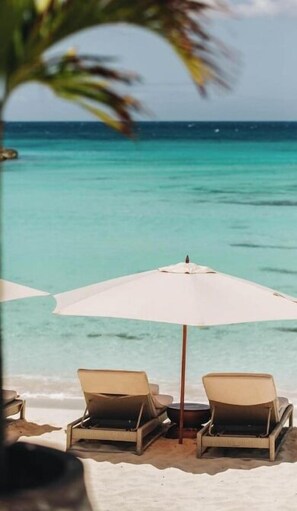 Camastros y toallas de playa