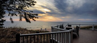 Beachfront Cottage on Lake Michigan. Now Booking 2026 season!