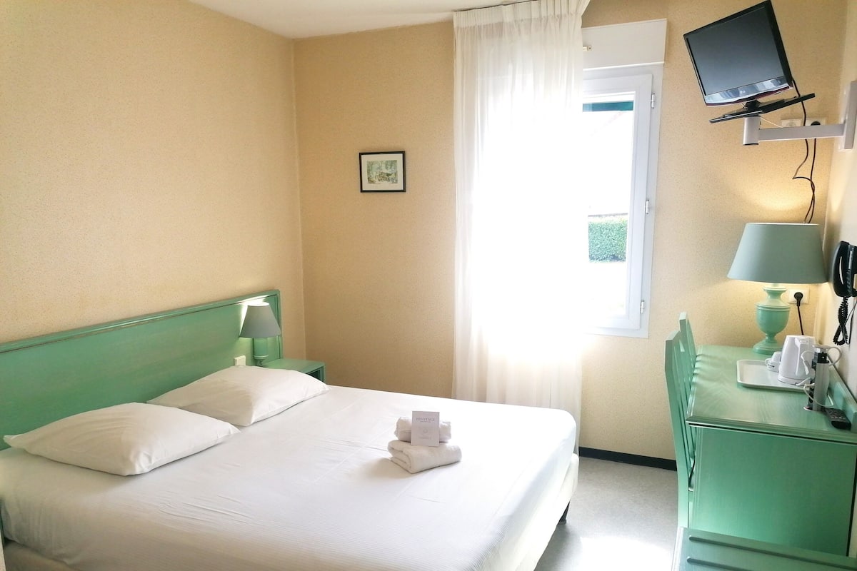 Standard Double Room | 1 bedroom, in-room safe, desk, laptop workspace