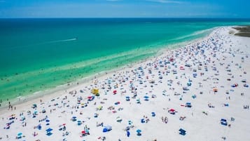 Siesta Key - Main public beach. Free parking. Concessions and bathrooms.