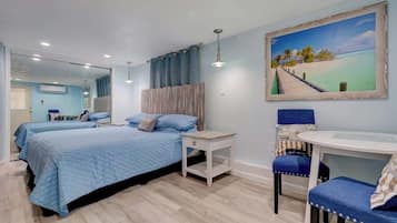 1 slaapkamer, een strijkplank/strijkijzer