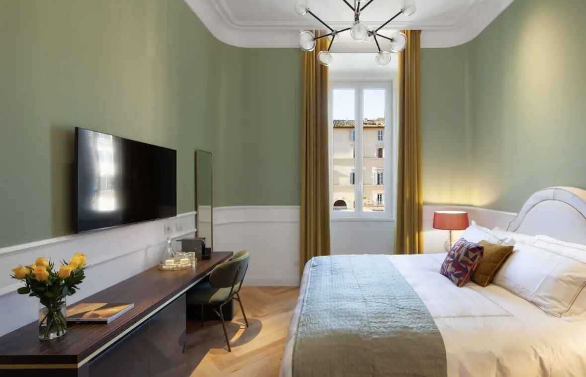 Camera Deluxe 2 | 1 soverom, italienske Frette-laken og sengetøy av topp kvalitet