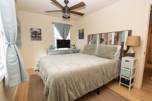 2 soverom, strykejern/-brett, wi-fi (inkludert) og sengetøy