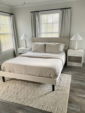 2 bedrooms, iron/ironing board, free WiFi, bed sheets