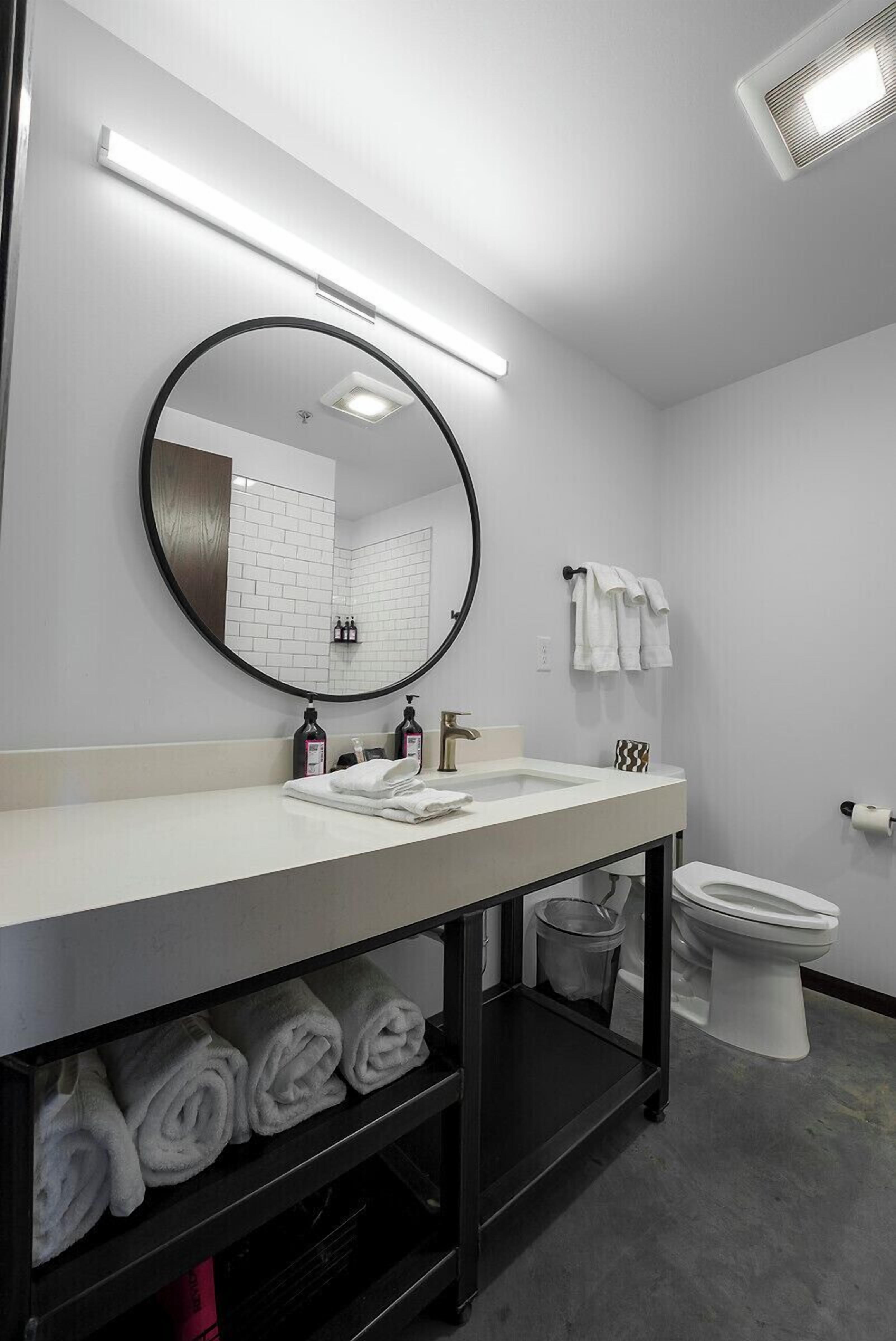 Double Queen | Bathroom | Shower, hair dryer, towels, soap