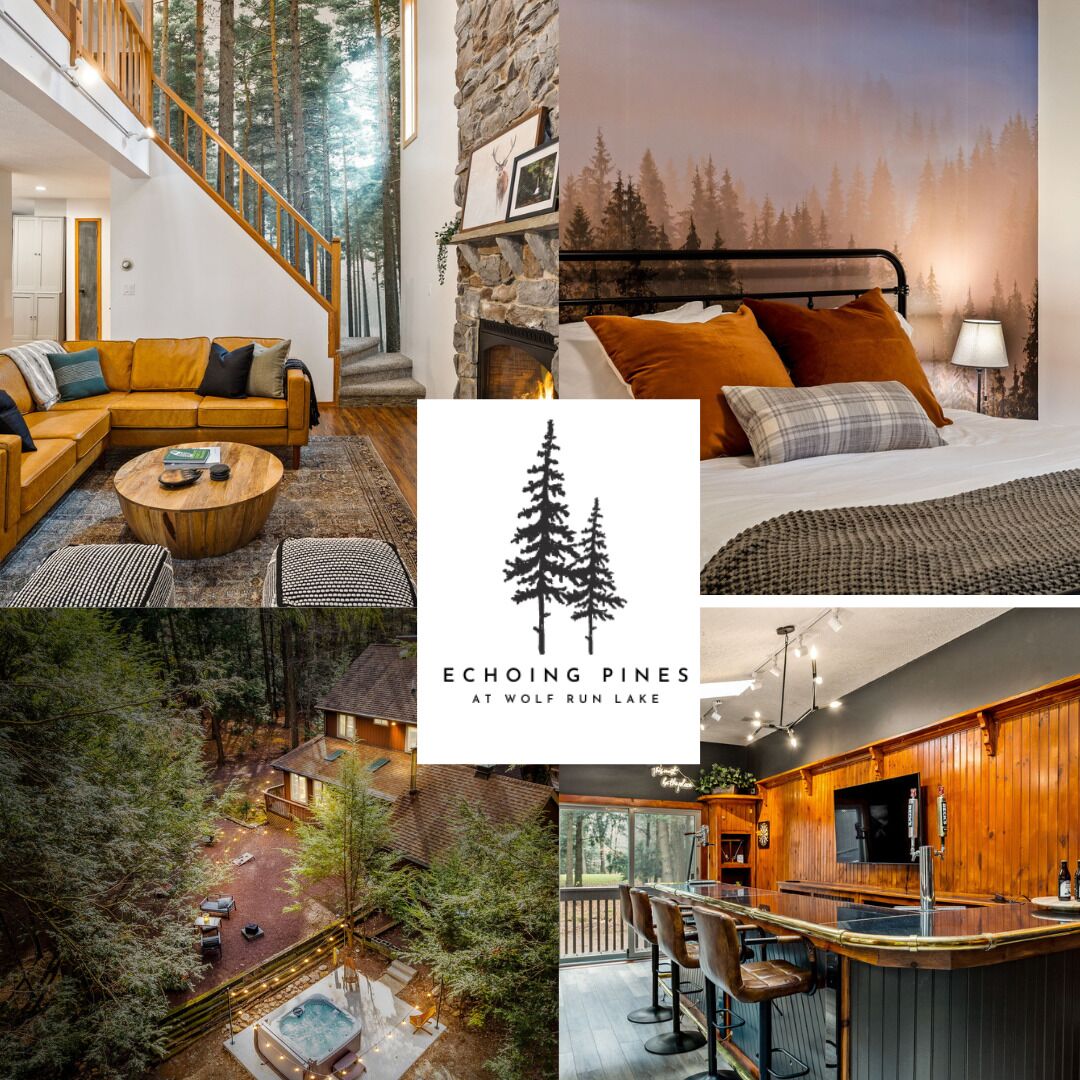 Echoing Pines I Bonus Bar Room + Near Lake + Surrounded by Pine Trees