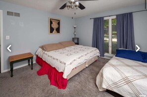 2 bedrooms, desk, iron/ironing board, free WiFi