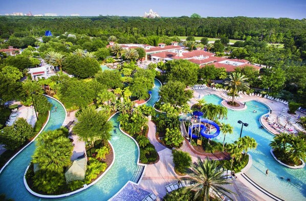 Pool - New Years in beautiful 2 bedroom condo River Island (Christmas week available) (Kissimmee)