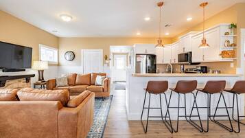 TV connectée, cheminée