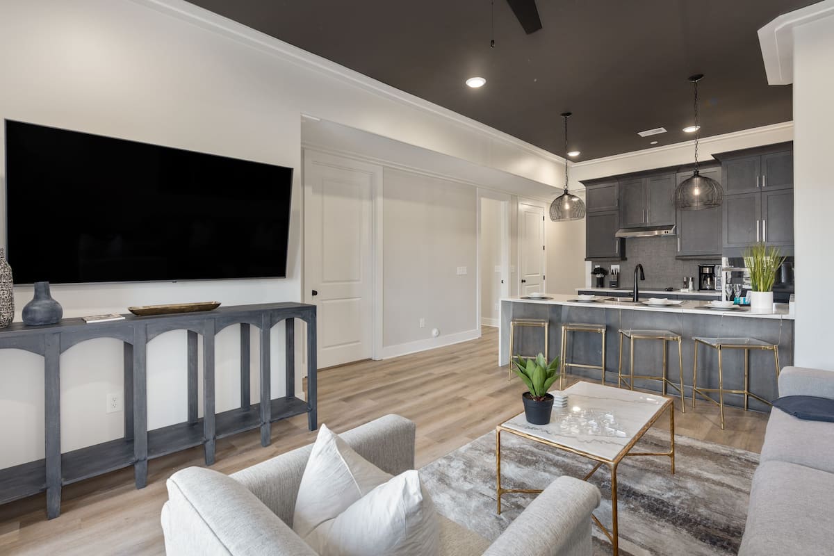 Suite Deluxe, 3 chambres | Coin séjour
