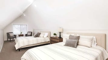 5 makuuhuonetta, silitysrauta/-lauta, Wi-Fi, vuodevaatteet