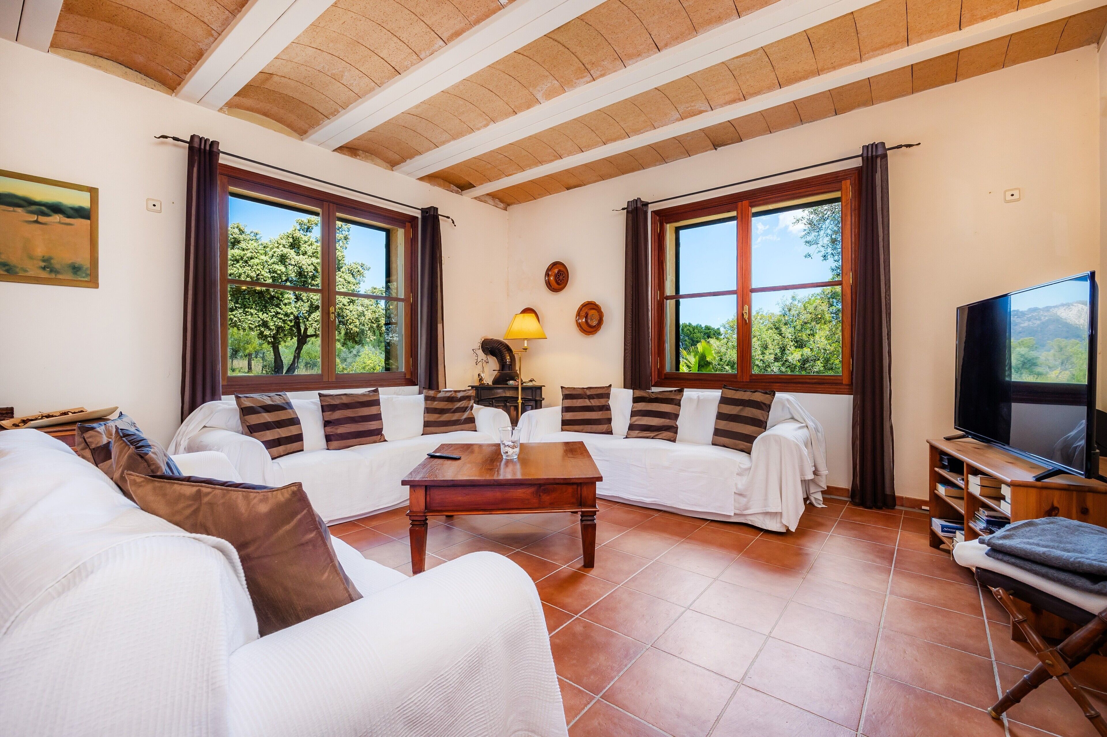 Televisie en een tafeltennistafel