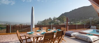 'Cabaña Juanito Del Roque' with Sea View, Private Terrace and Wi-Fi