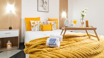 2 chambres, fer et planche Ă repasser, Wi-Fi gratuit, draps fournis