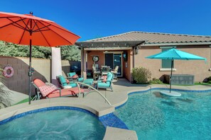 Una piscina climatizada