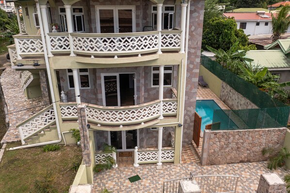 Fassade der Unterkunft