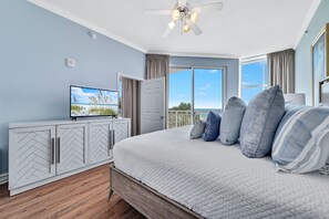 3 bedrooms, iron/ironing board, WiFi, bed sheets - Palacio 101 | Beachfront, Heated Lap Pool | My Beach Getaways (Pensacola)