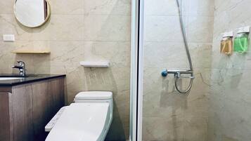 Hair dryer, towels