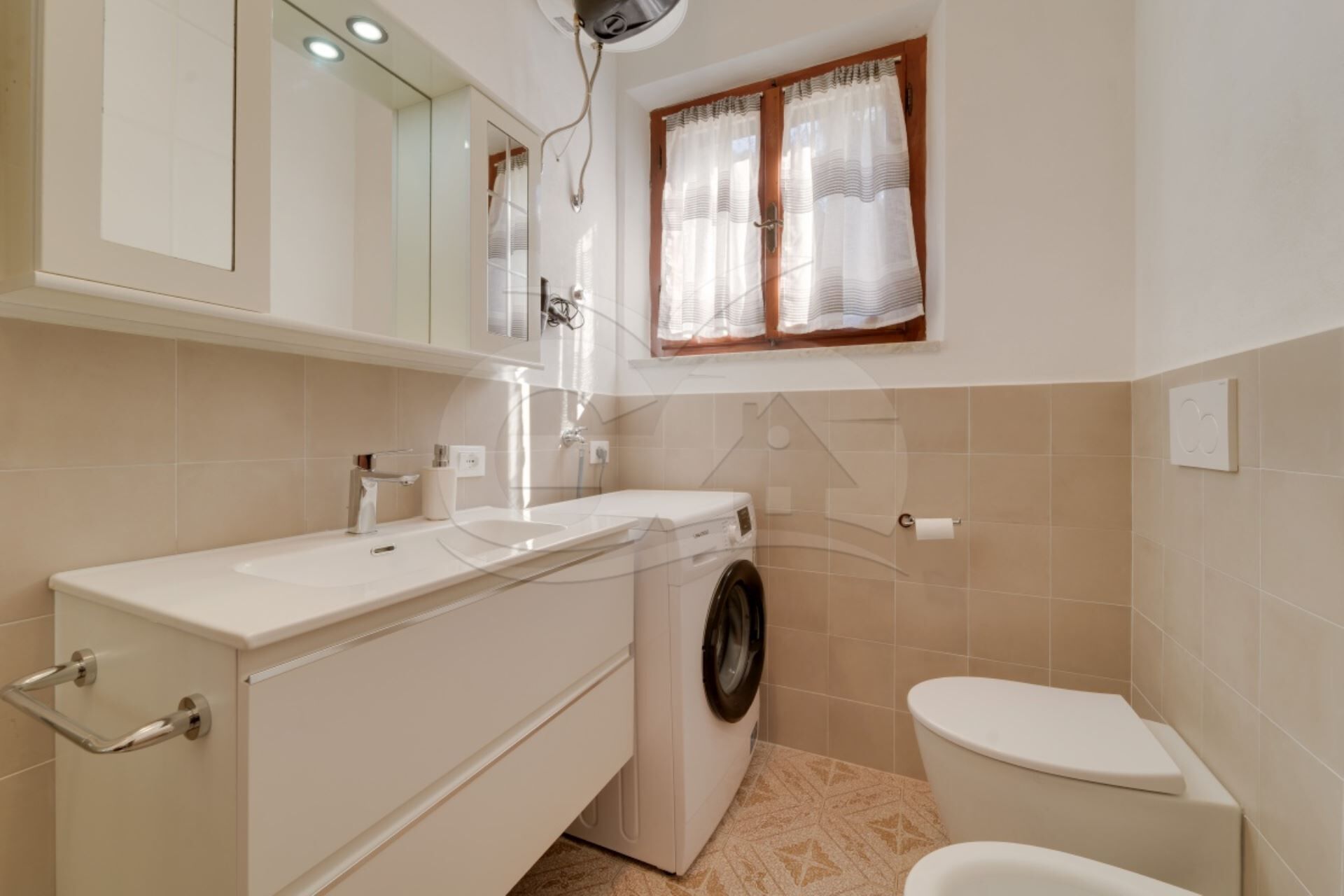 Een douche, een haardroger