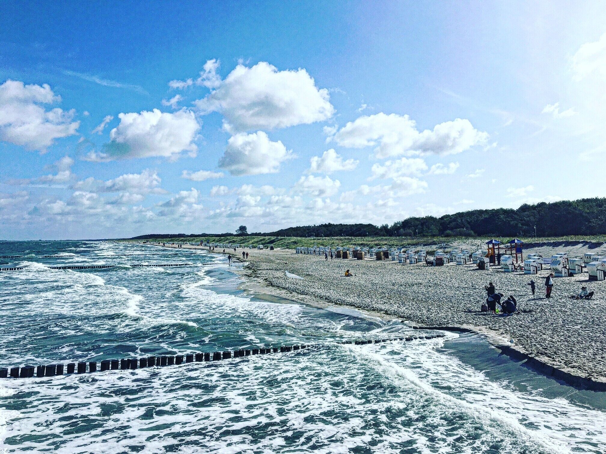 Una spiaggia nelle vicinanze