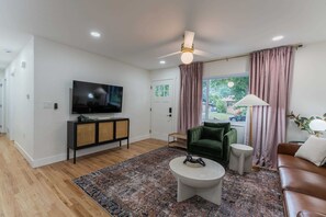 TV, video games, DVD player