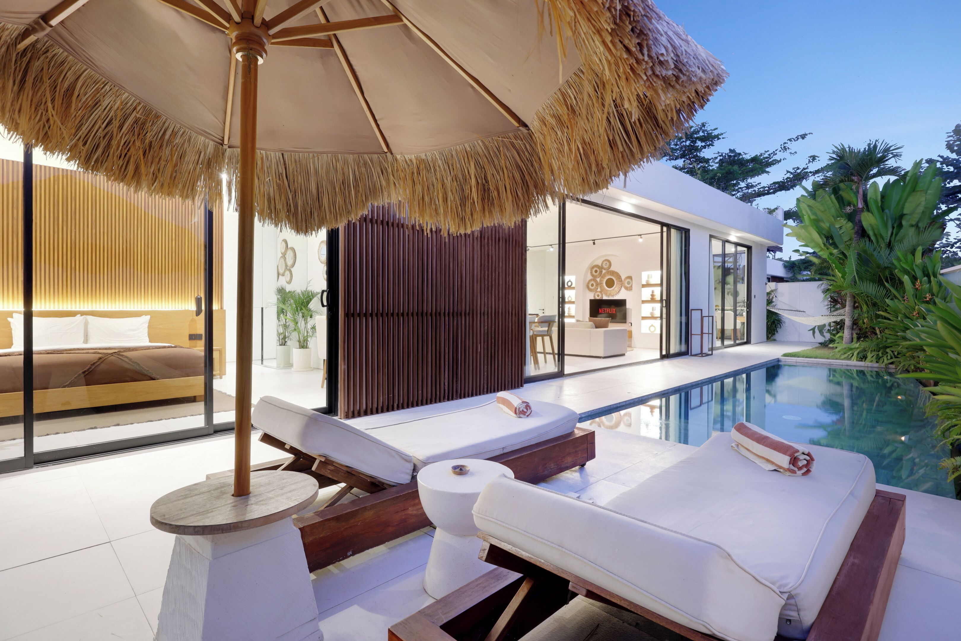 Voorkant van accommodatie