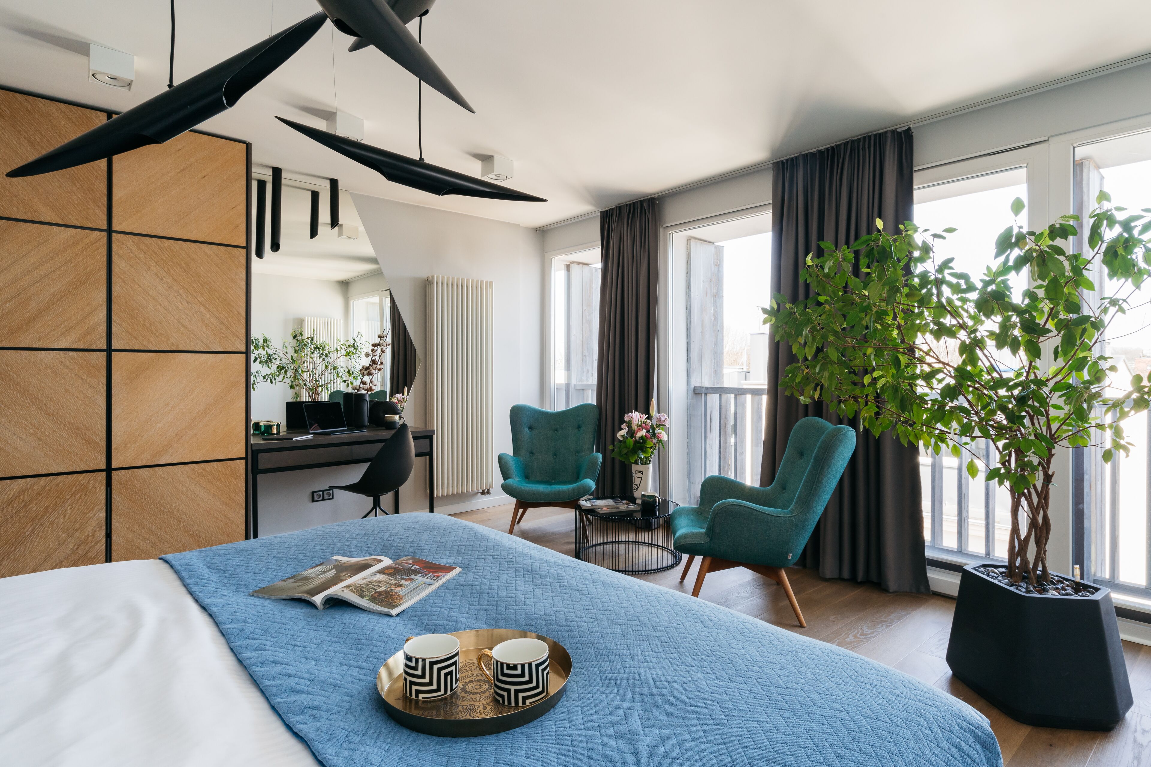 Panorama-lejlighed | Pengeskab på værelset, individuelt design, individuel indretning