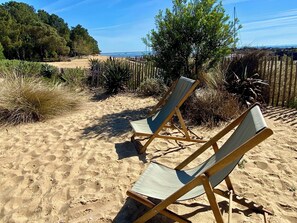 Am Strand, Liegestühle