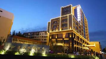 Front of property – evening/night