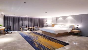 Premium bedding, down duvets, memory-foam beds, in-room safe