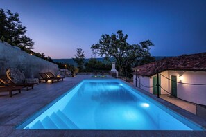 Family House, Multiple Bedrooms, Refrigerator & Microwave (Villa Lapis) | Pool | Seasonal outdoor pool