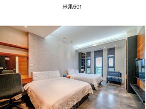 Familjerum - balkong | Mörkläggningsgardiner, gratis wi-fi och sängkläder