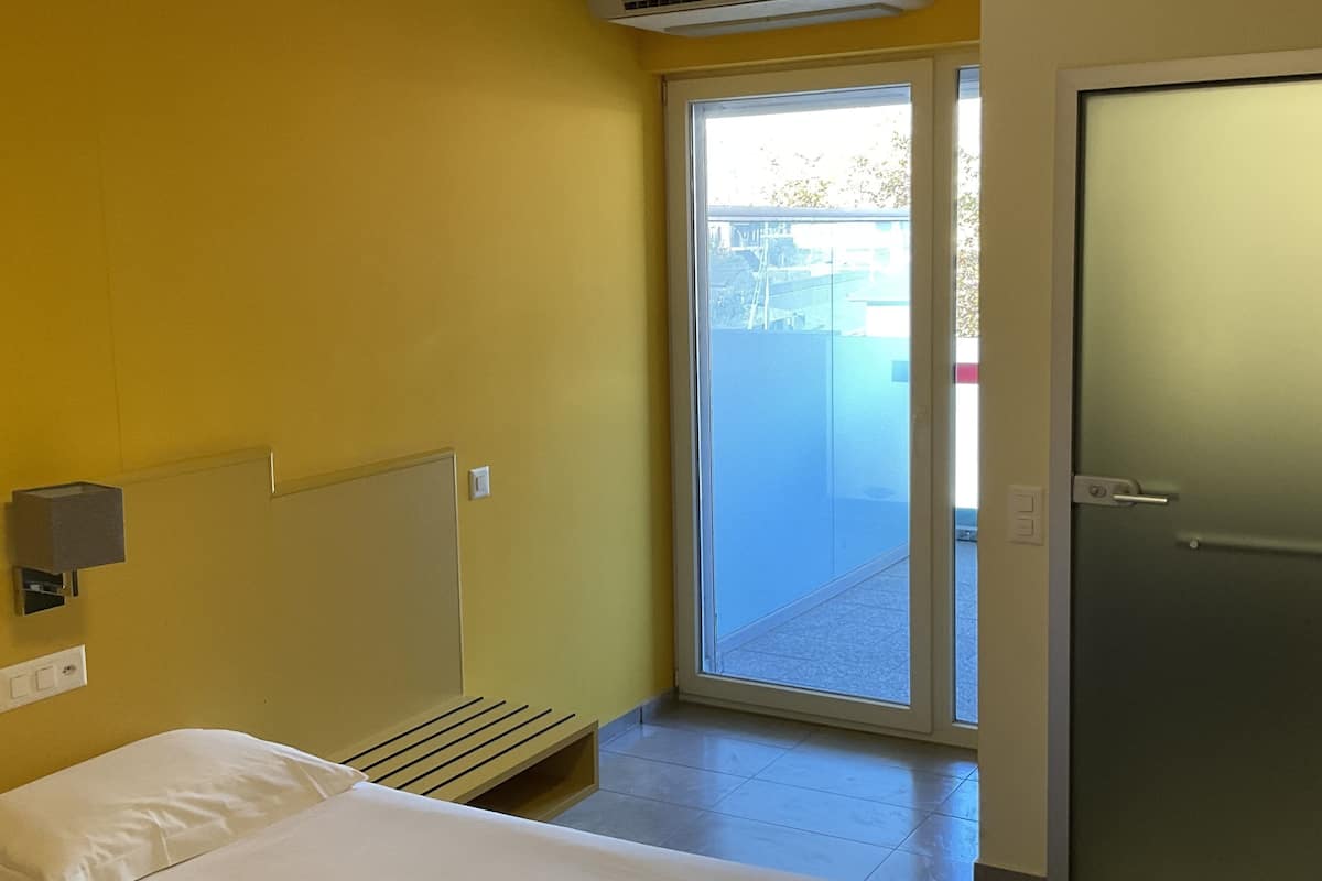 1 camera, biancheria da letto di alta qualità, copriletto in piuma