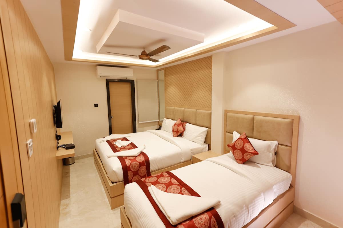 Familiekamer | 1 slaapkamer, lakens van Egyptisch katoen, luxe beddengoed