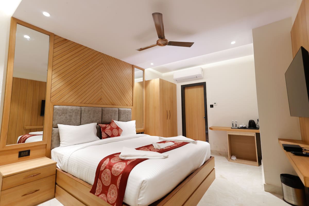 Suite | 1 slaapkamer, lakens van Egyptisch katoen, luxe beddengoed