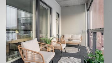 Deluxe-lejlighed | Terrasse/gårdhave