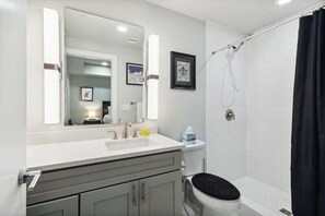 Hair dryer, towels
