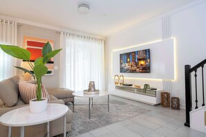 TV, DVD player, stereo, offices