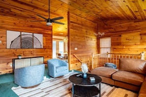 TV, fireplace, offices