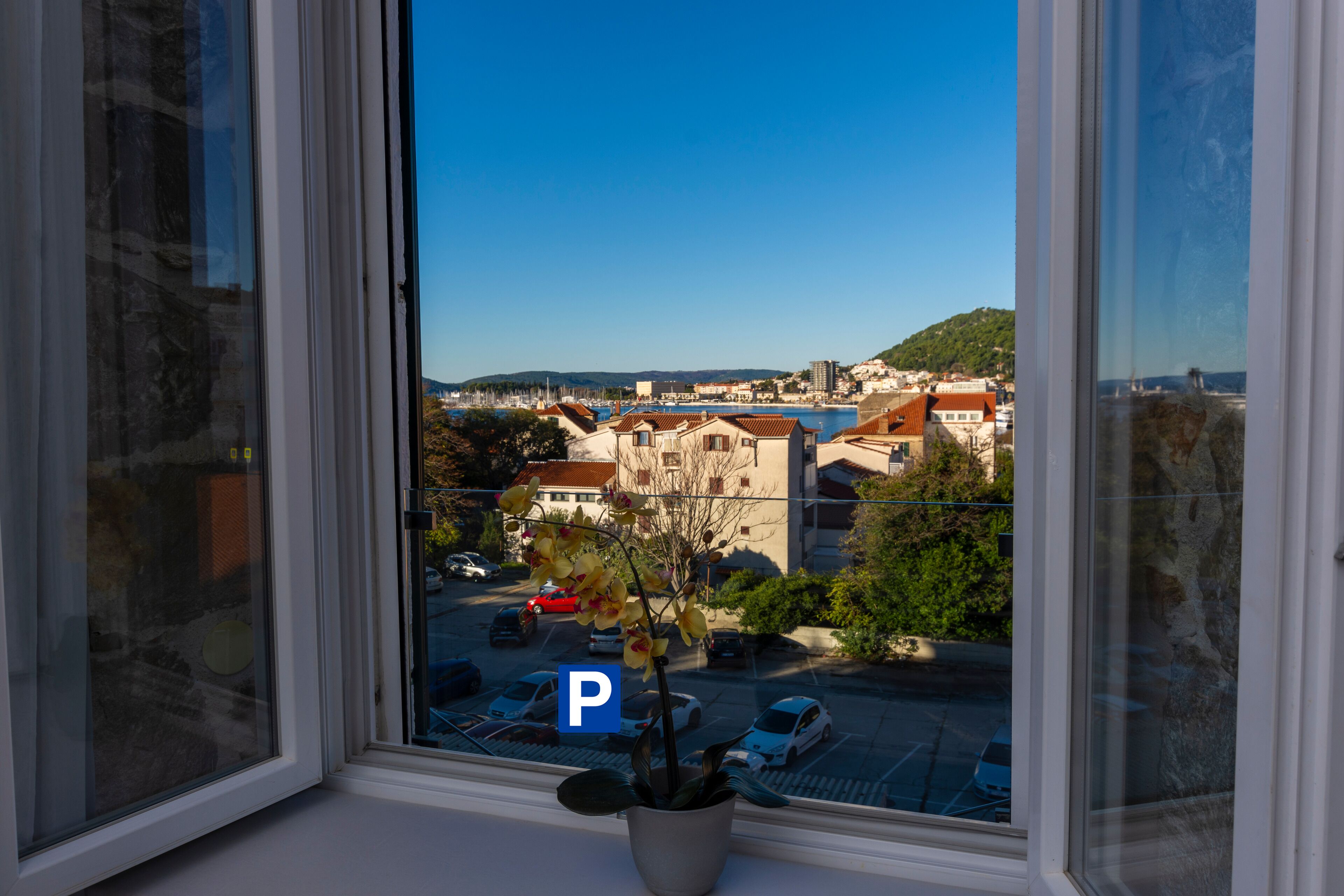 Kamar Double atau Twin Deluks, pemandangan laut terbatas | Pemandangan dari properti